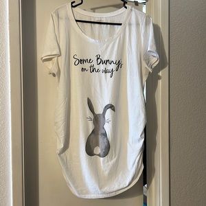 Some Bunny’s on the way motherhood maternity tee
